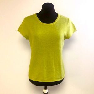 Gabriella Rossi cashmere short sleeve sweater